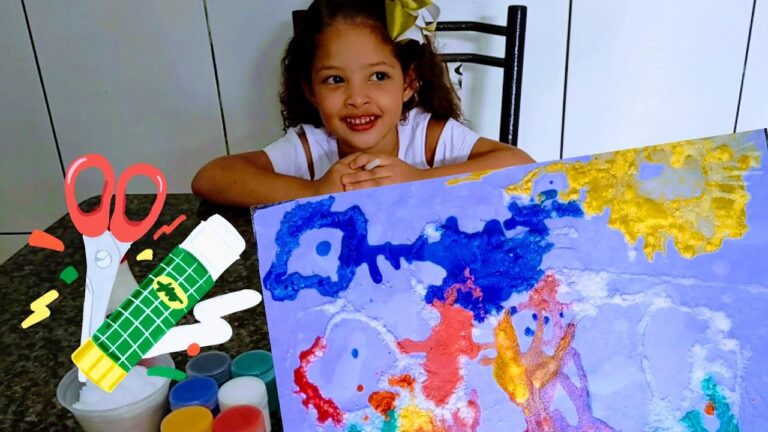 Desenhos com Tinta Guache: Estimulando a Educação Infantil